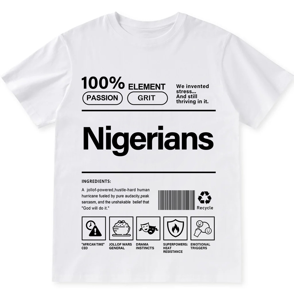 Nigerians Unisex Fit  Cotton T-Shirt wearishow
