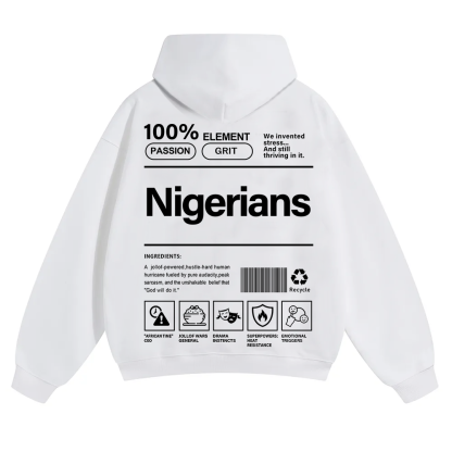 Nigerians Unisex Fit Color Hoodie wearishow