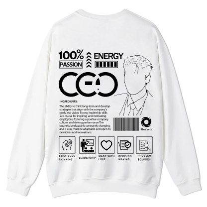 CEO Unisex Casual Crewneck Sweatshirt
