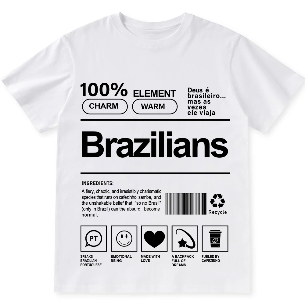 Brazilians Unisex Fit  Cotton T-Shirt wearishow