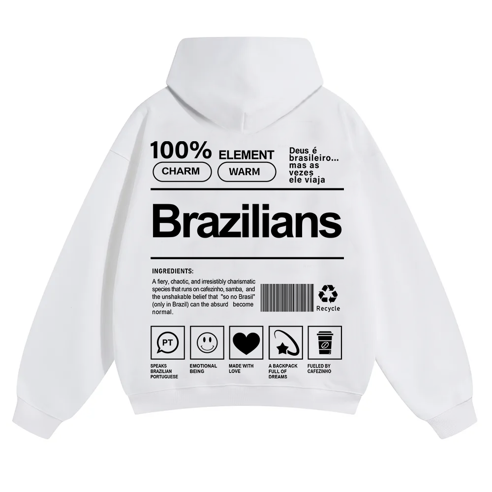 Brazilians Unisex Fit Color Hoodie wearishow