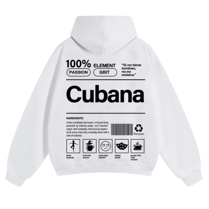 Cubana Unisex Fit Color Hoodie wearishow