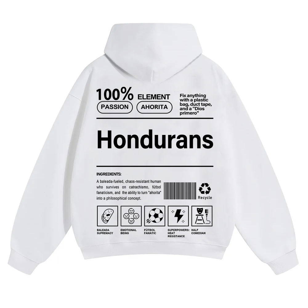 Hondurans Unisex Fit Color Hoodie wearishow