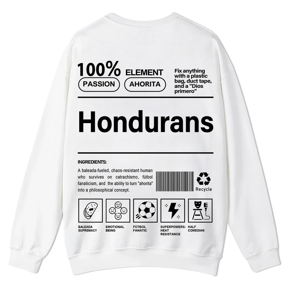 Hondurans Unisex Fit  Casual Crewneck Sweatshirt wearishow