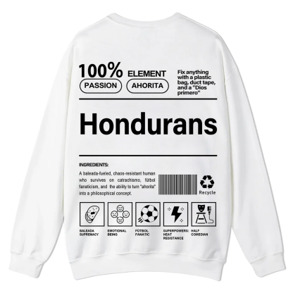 Hondurans Unisex Fit  Casual Crewneck Sweatshirt wearishow