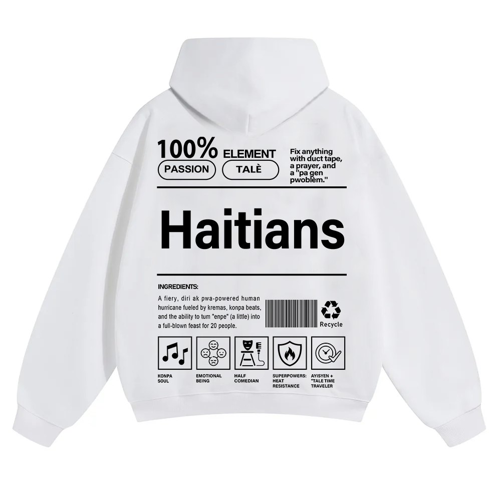 Haitians Unisex Fit Color Hoodie wearishow