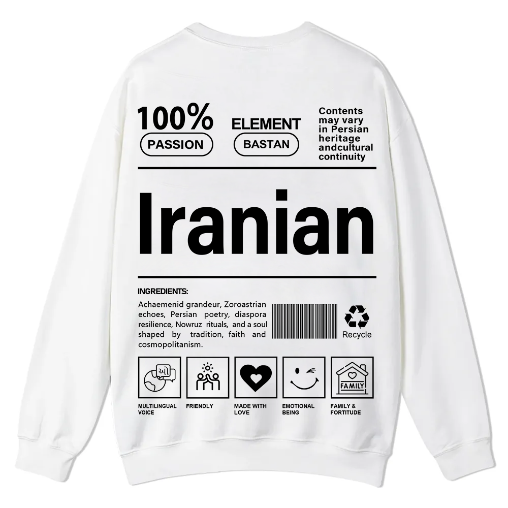 Iranian Unisex Fit  Casual Crewneck Sweatshirt wearishow