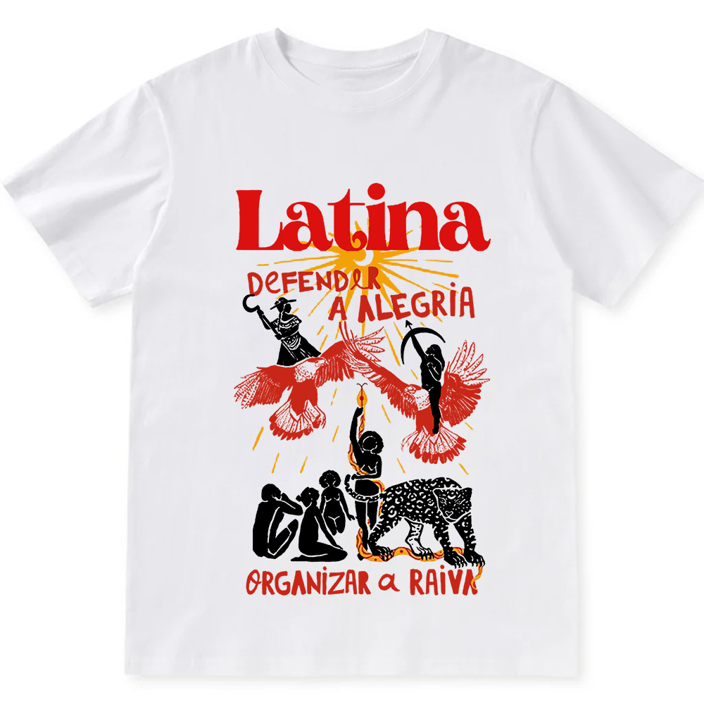 Latina Unisex Fit  Cotton T-Shirt wearishow