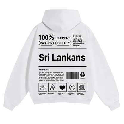 Sri Lankans Unisex Fit Color Hoodie wearishow