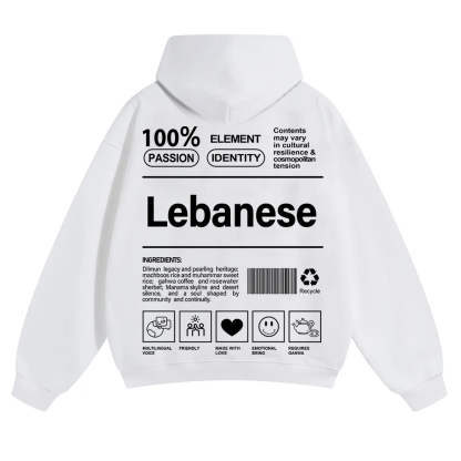 Lebanese Unisex Fit Color Hoodie wearishow