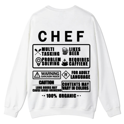  Chef Casual Crewneck Sweatshirt