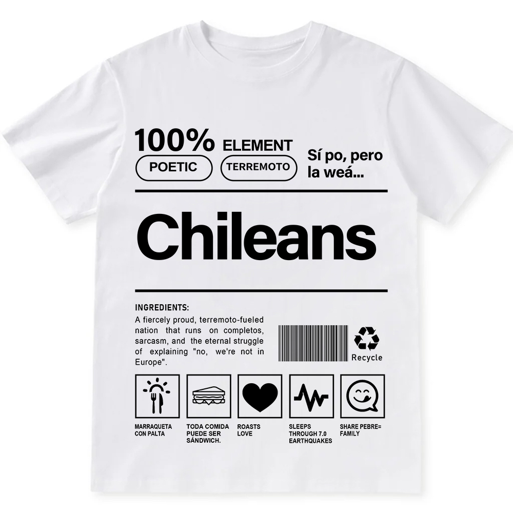 Chileans Unisex Fit  Cotton T-Shirt wearishow