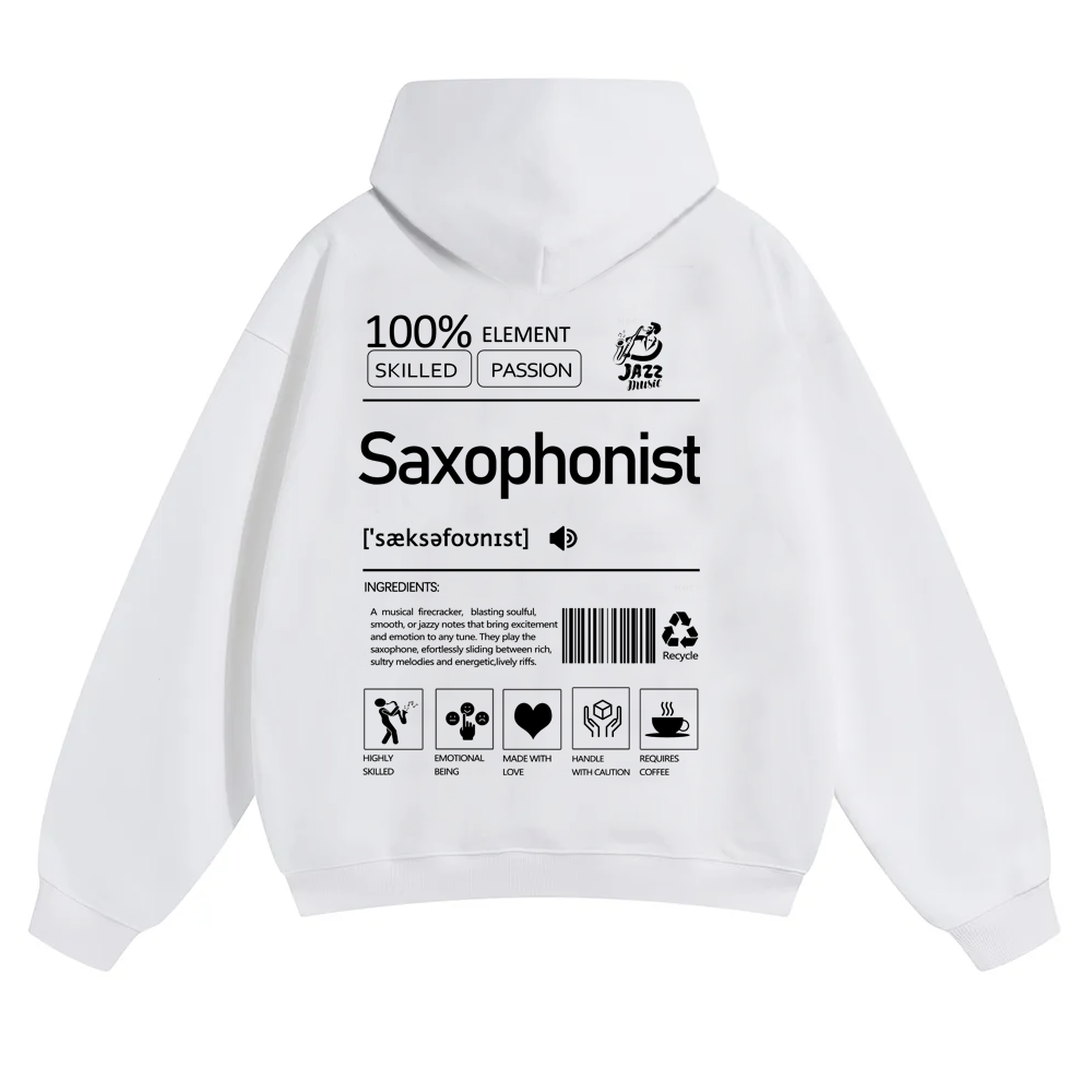 Saxophonist Unisex  Hoodie wearishow