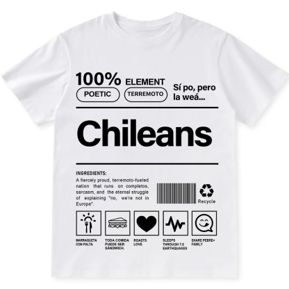 Chileans Unisex Fit  Cotton T-Shirt wearishow