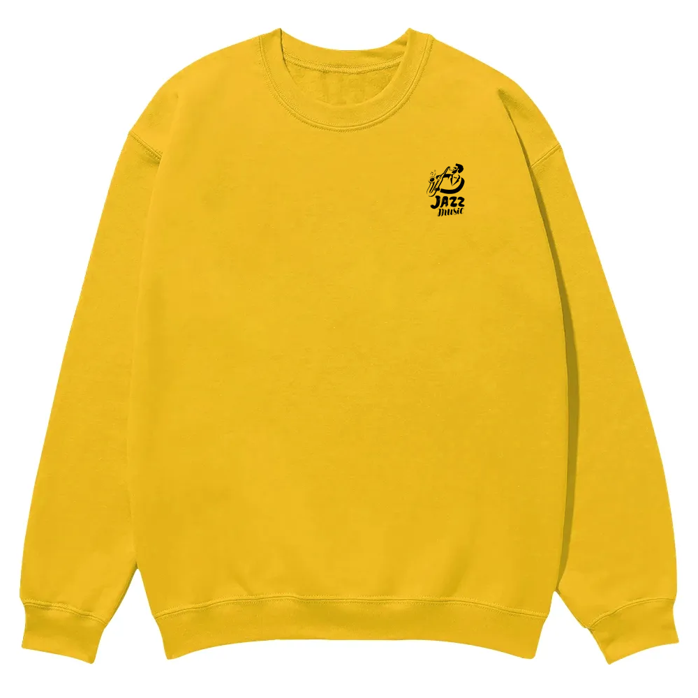 Saxophonist Unisex  Casual Crewneck Sweatshirt wearishow