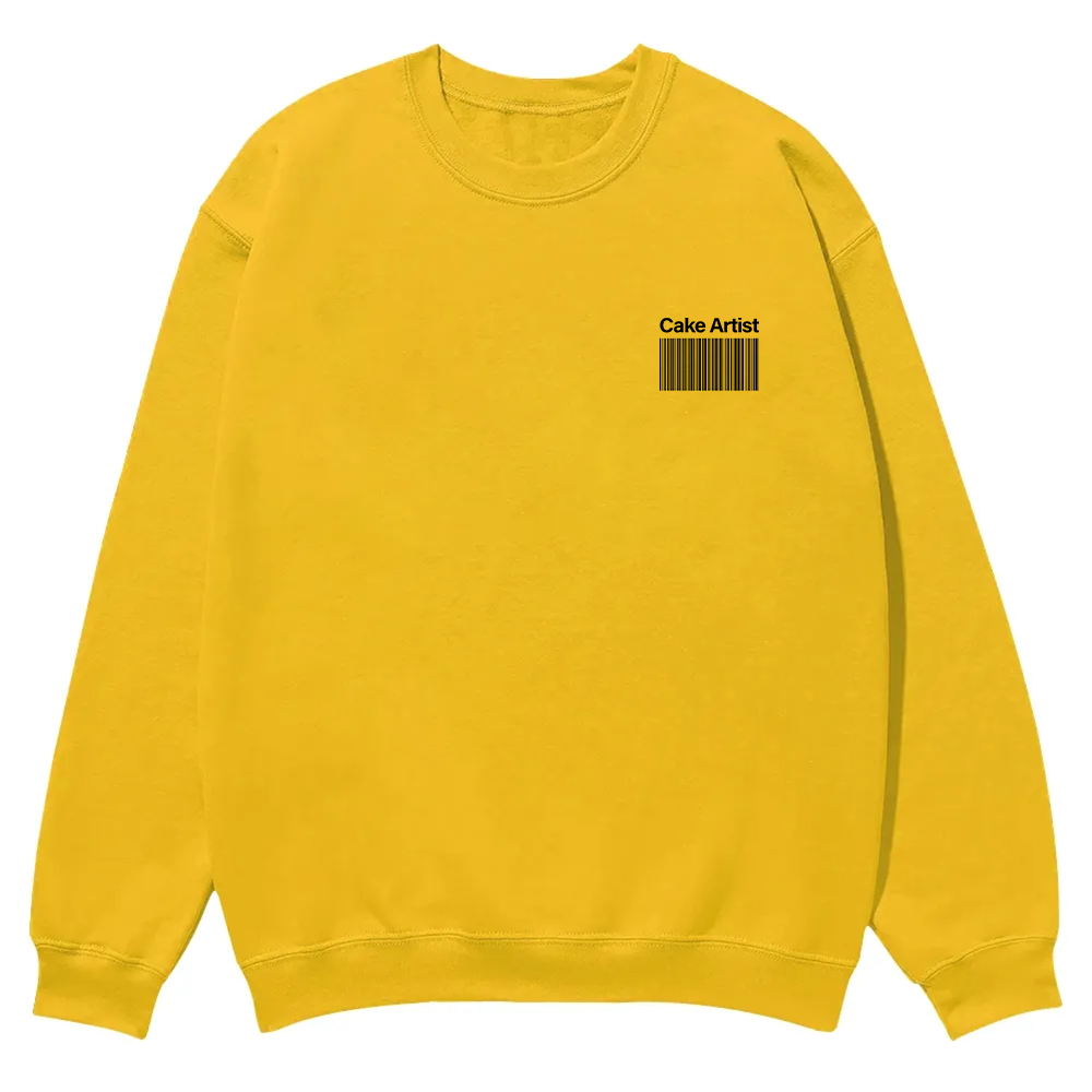 Cake Artist Casual Crewneck Sweatshirt wearishow