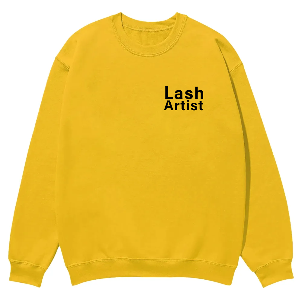 Lash Artist Casual Crewneck Sweatshirt wearishow