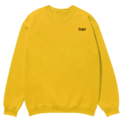 Chef Addcustom QR Code Casual Crewneck Sweatshirt