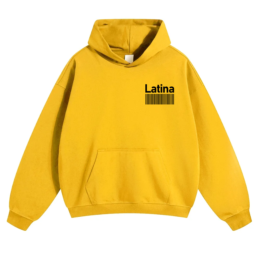 Latina Addcustom Unisex Fit Color Hoodie wearishow