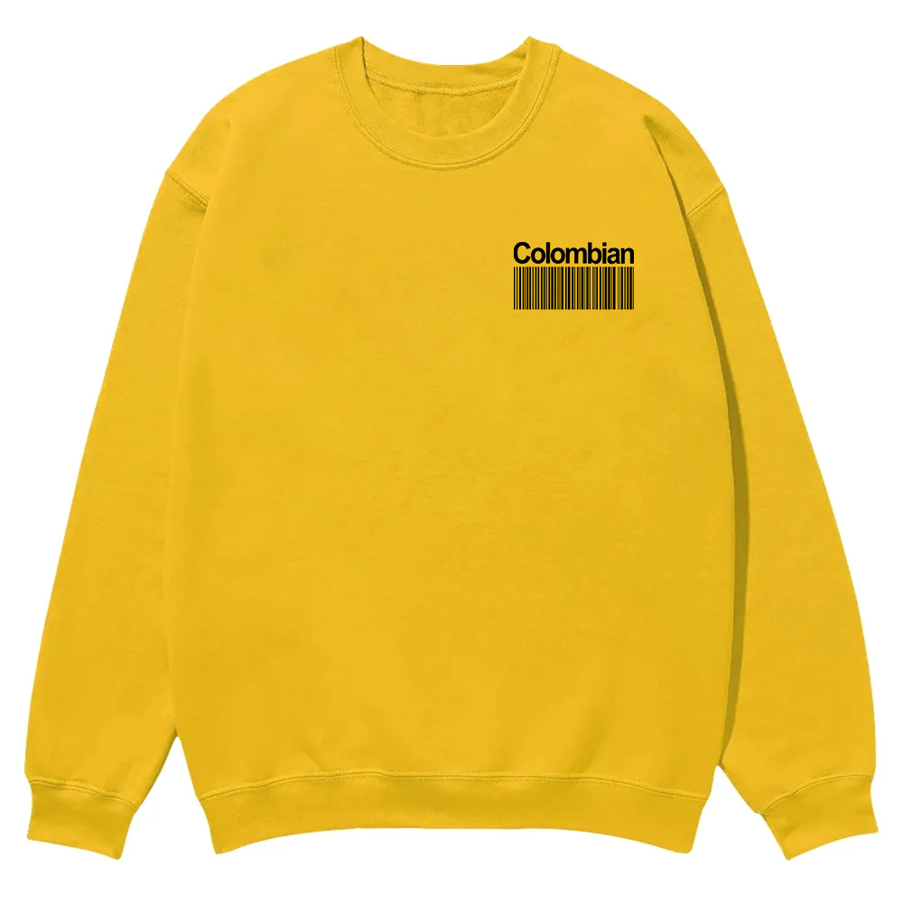 Colombian Unisex Fit  Casual Crewneck Sweatshirt wearishow