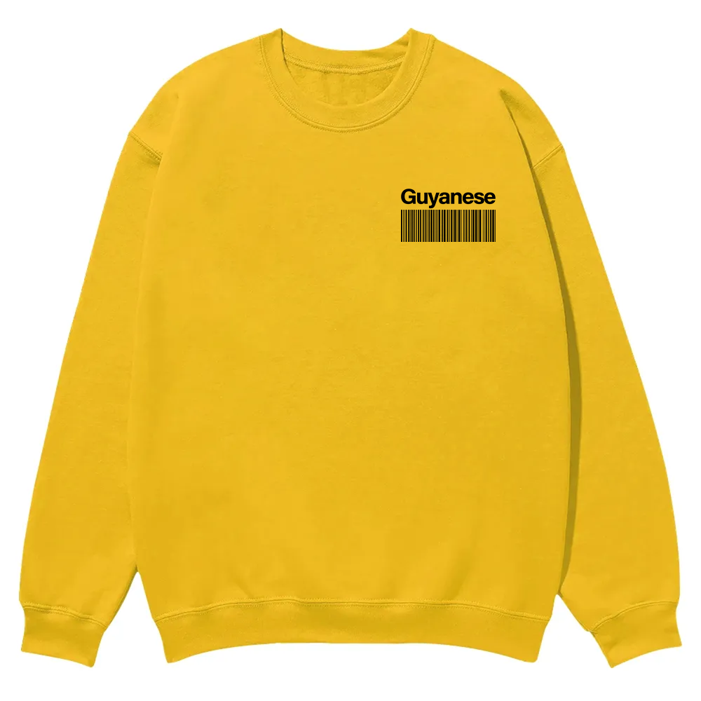 Guyanese Unisex Fit  Casual Crewneck Sweatshirt wearishow