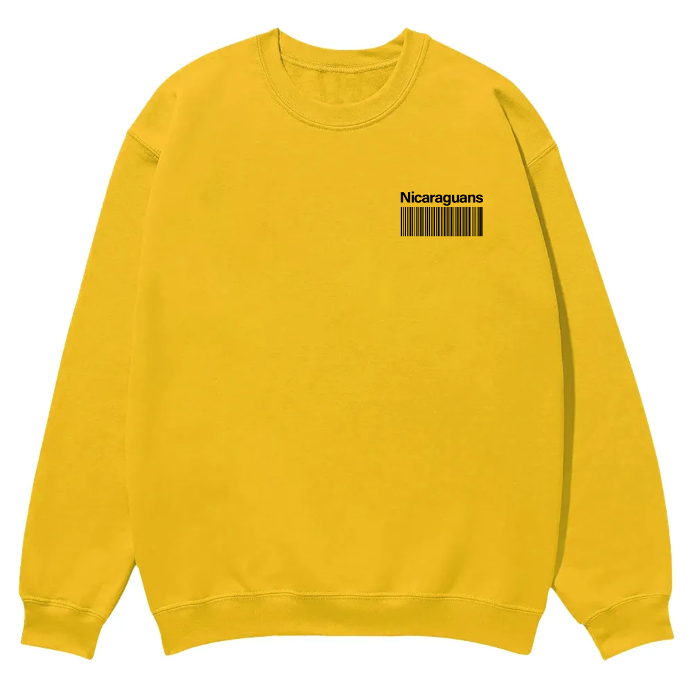 Nicaraguans Unisex Fit  Casual Crewneck Sweatshirt wearishow