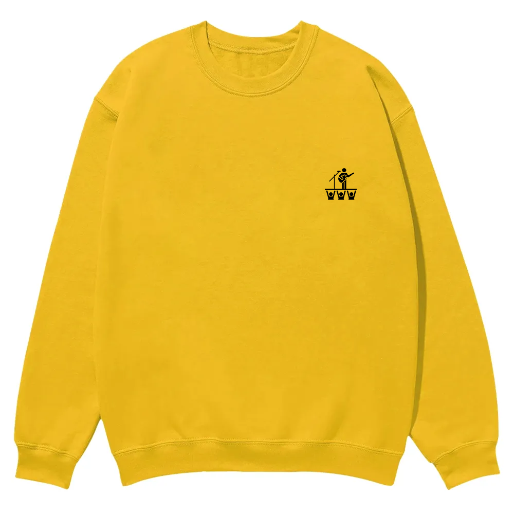 Festival Goer Casual Crewneck Sweatshirt wearishow