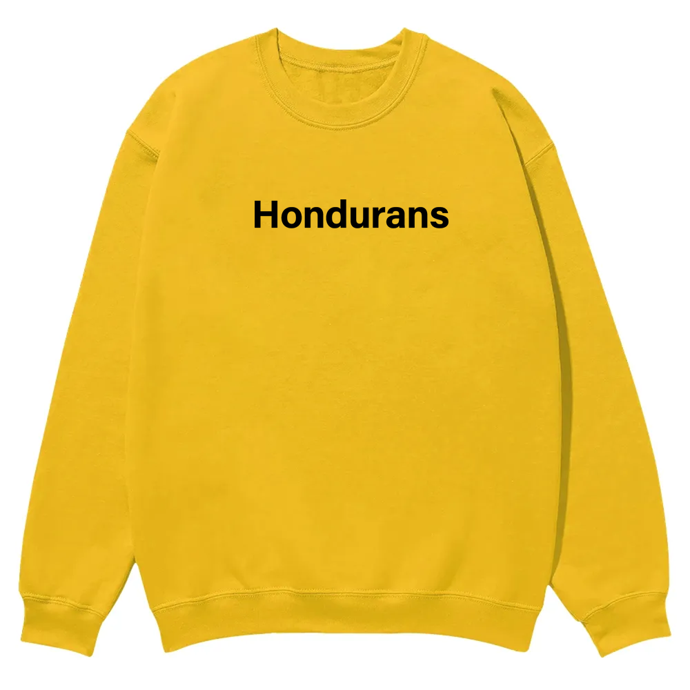 Hondurans Unisex Fit  Casual Crewneck Sweatshirt wearishow