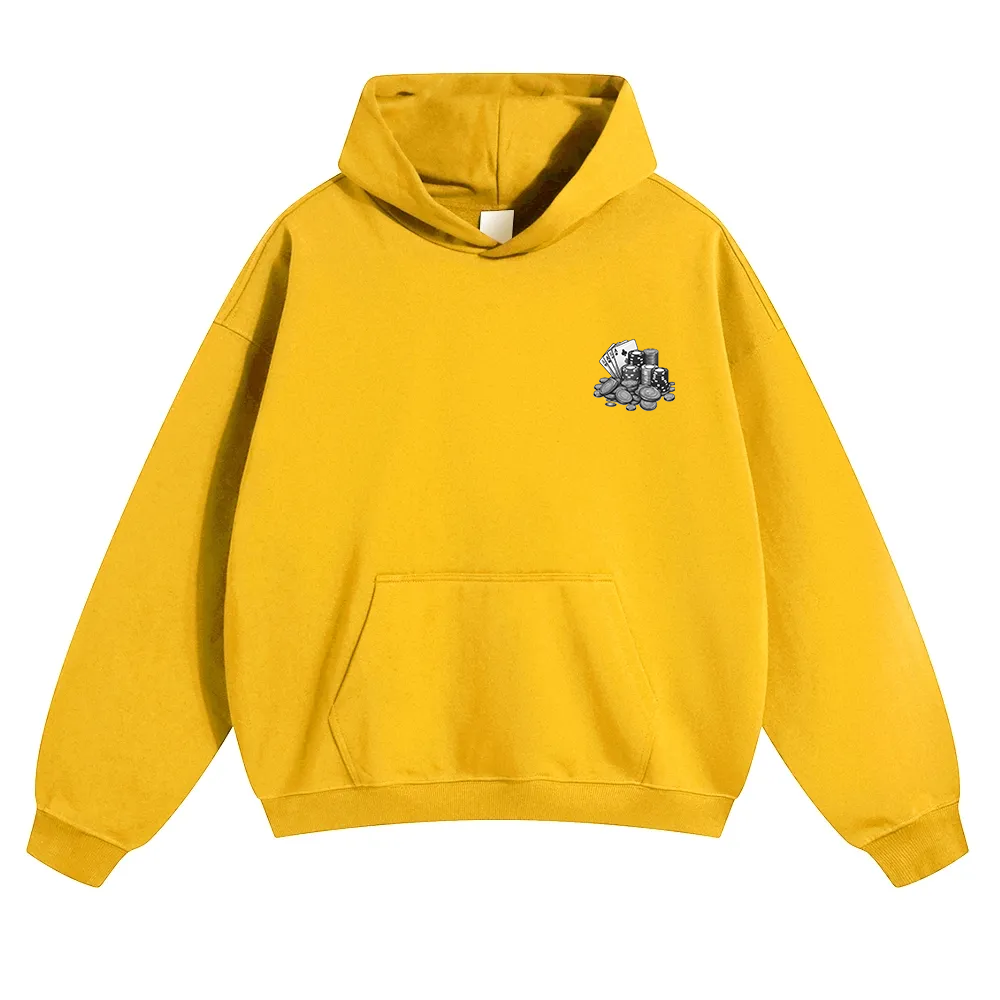 Professional Gambler Unisex Solid Color Hoodie wearishow