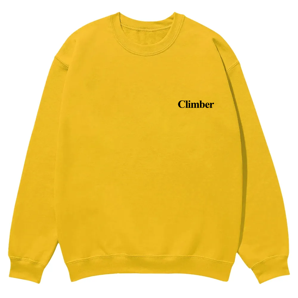 Climber Casual Crewneck Sweatshirt wearishow