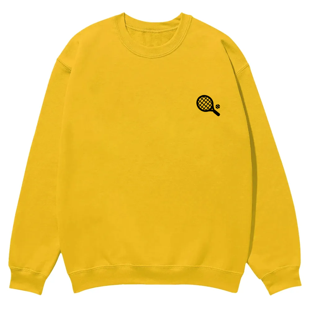 Padel Player Casual Crewneck Sweatshirt wearishow