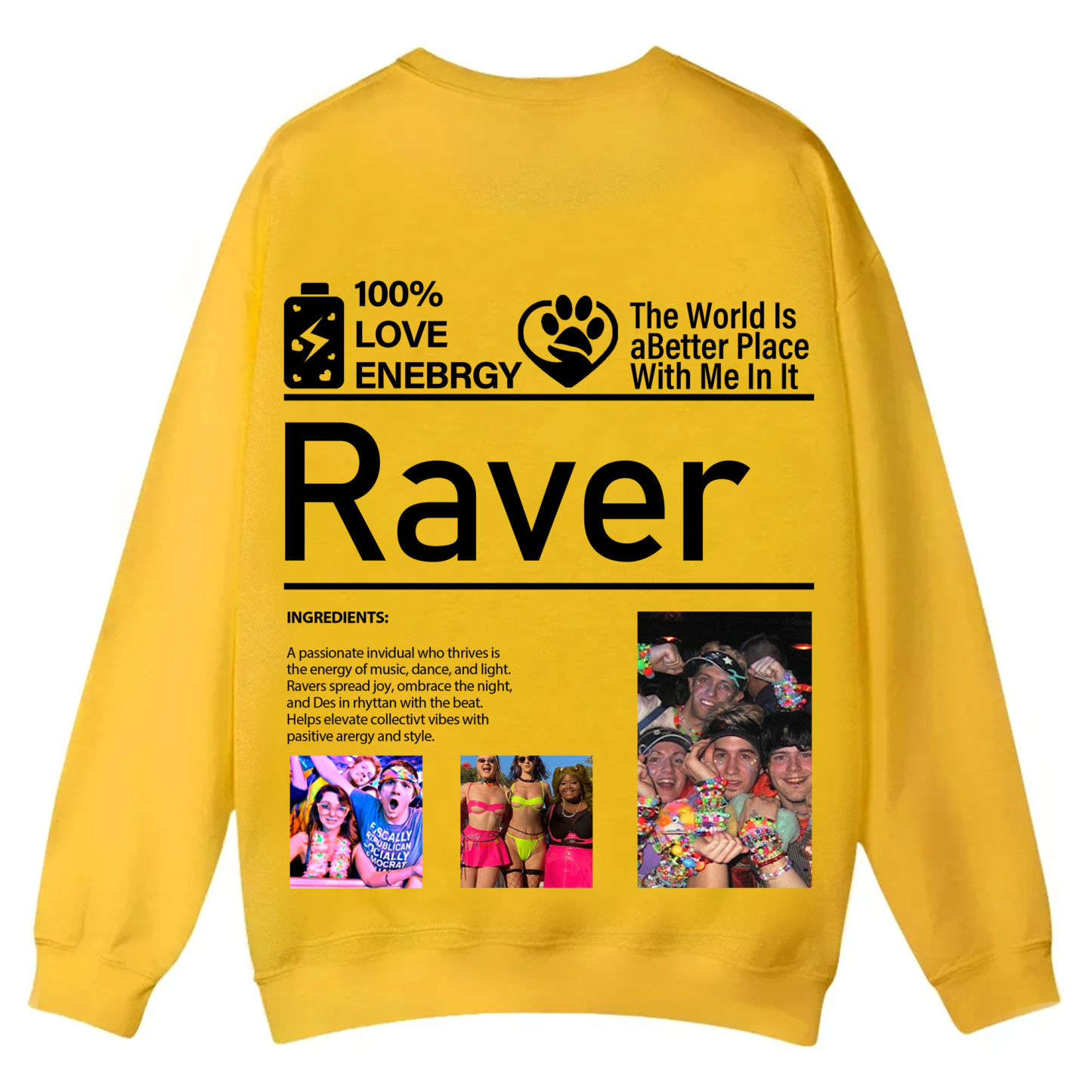 Design your own clothing pattern Unisex Fit Casual Crewneck Sweatshirt