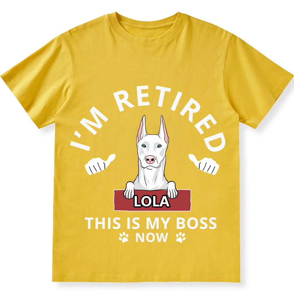 This Is My Boss  - Personalized Custom Unisex T-shirt