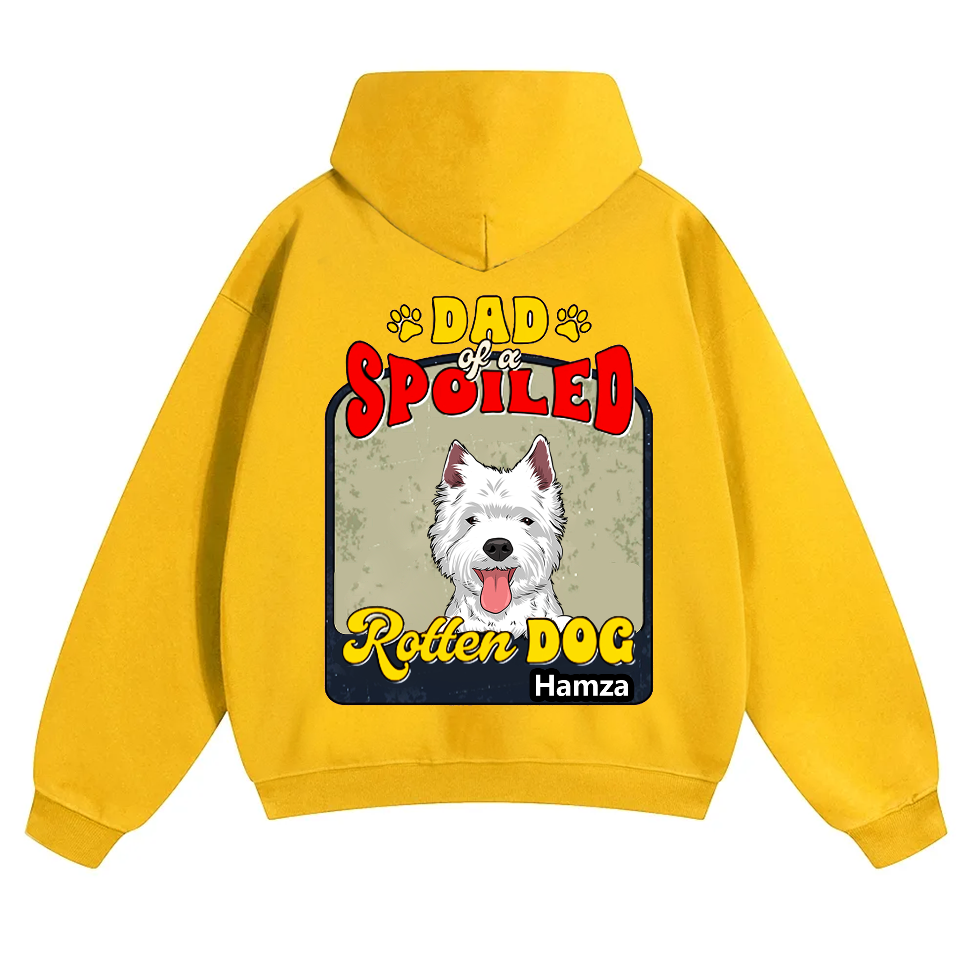 Spoiled Rotten Dog Named - Personalized Custom Unisex Hoodie