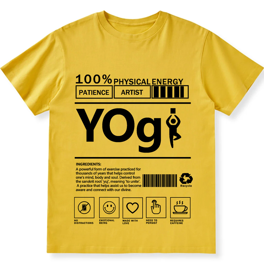 Yogi Unisex Fit Washed T-Shirt wearishow