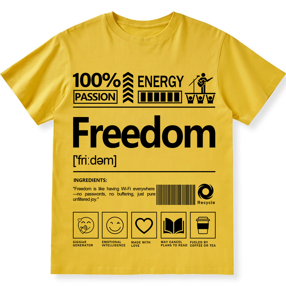 Freedom Unisex Fit T-Shirt wearishow