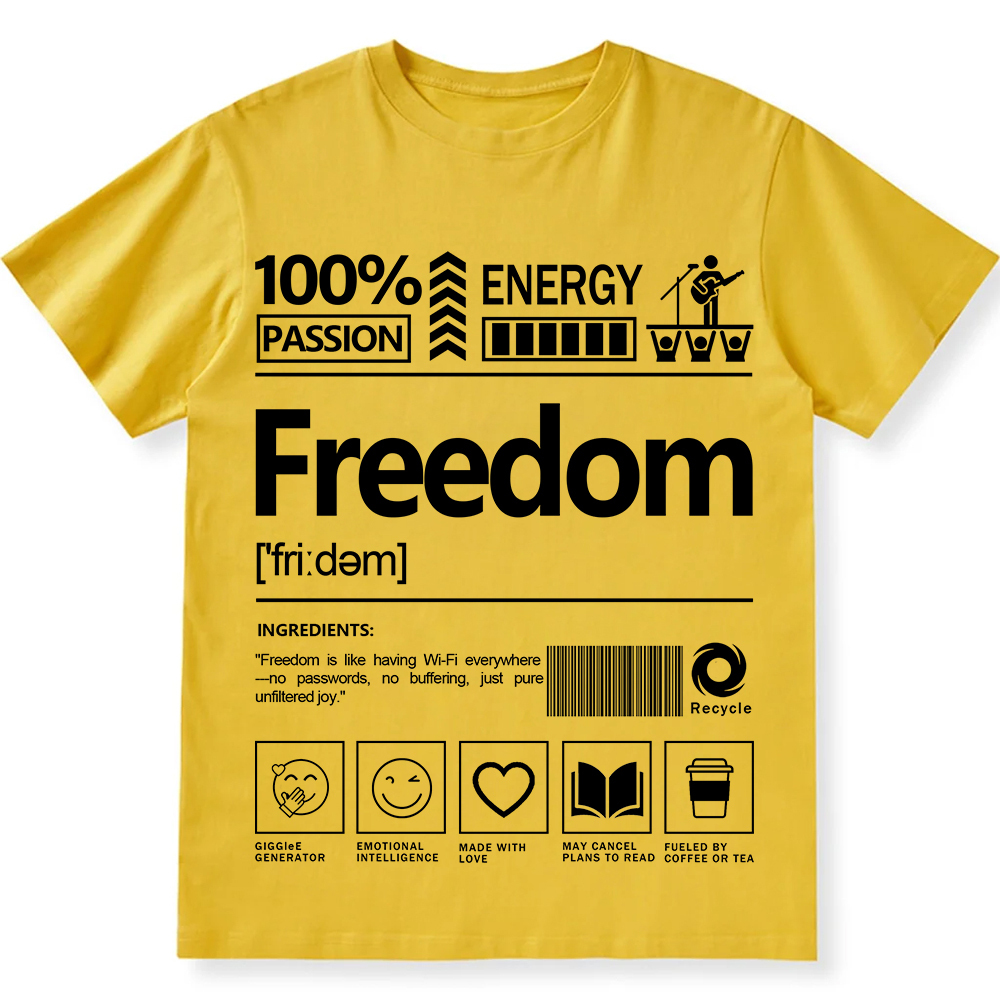 Freedom Unisex Fit T-Shirt wearishow