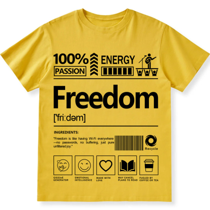 Freedom Unisex Fit T-Shirt wearishow