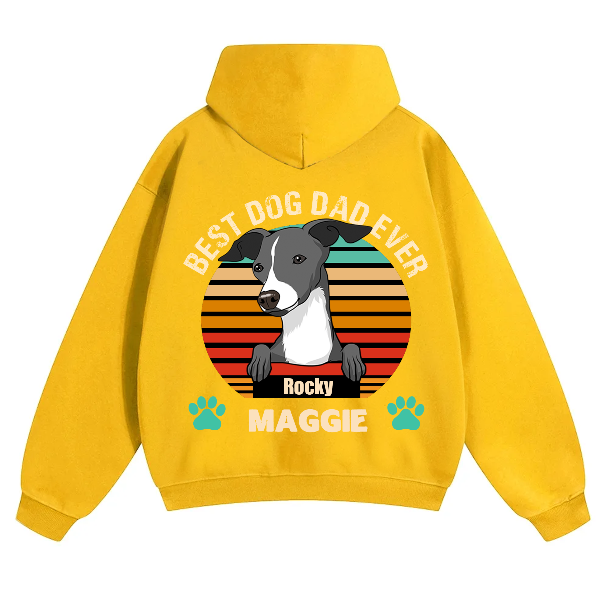 Best Dog Mom and Dad Ever - Personalized Custom Unisex Hoodie
