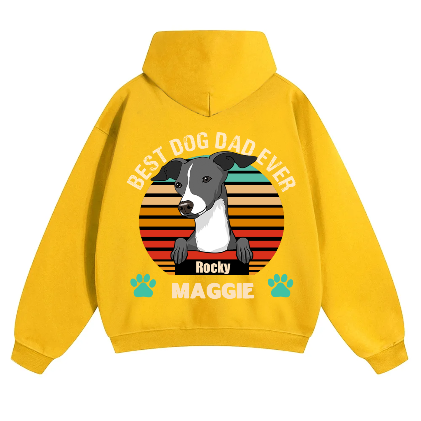Best Dog Mom and Dad Ever - Personalized Custom Unisex Hoodie