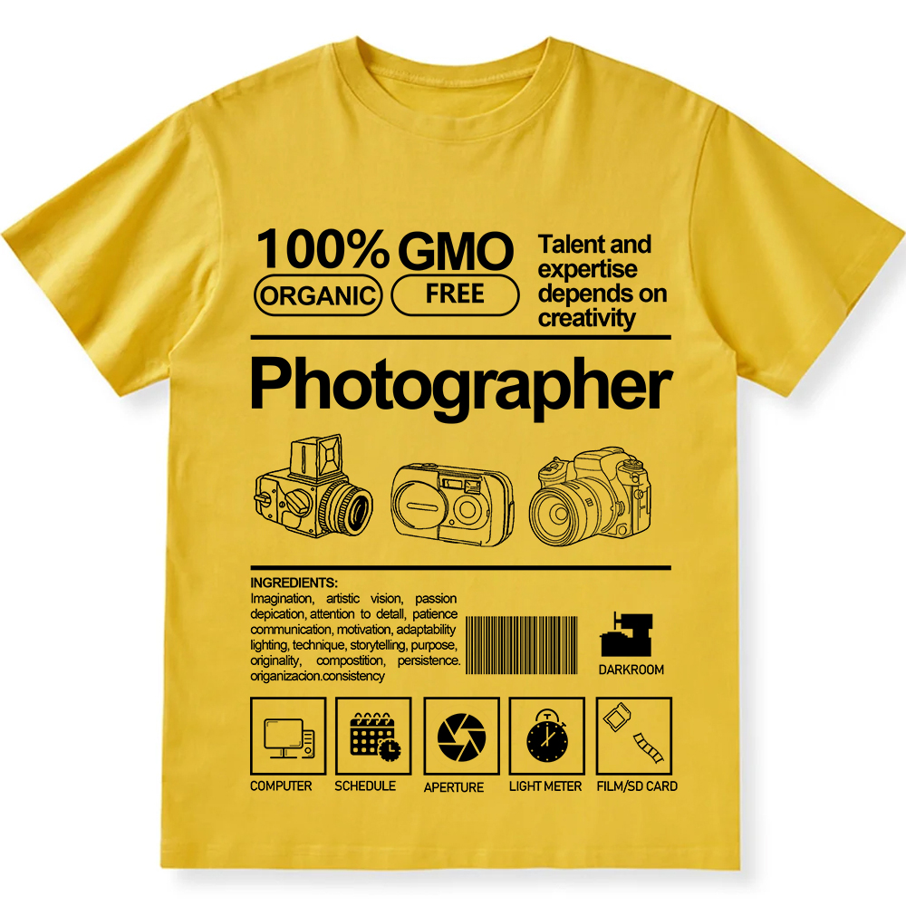 Photographer Unisex Fit Cotton T-Shirt wearishow