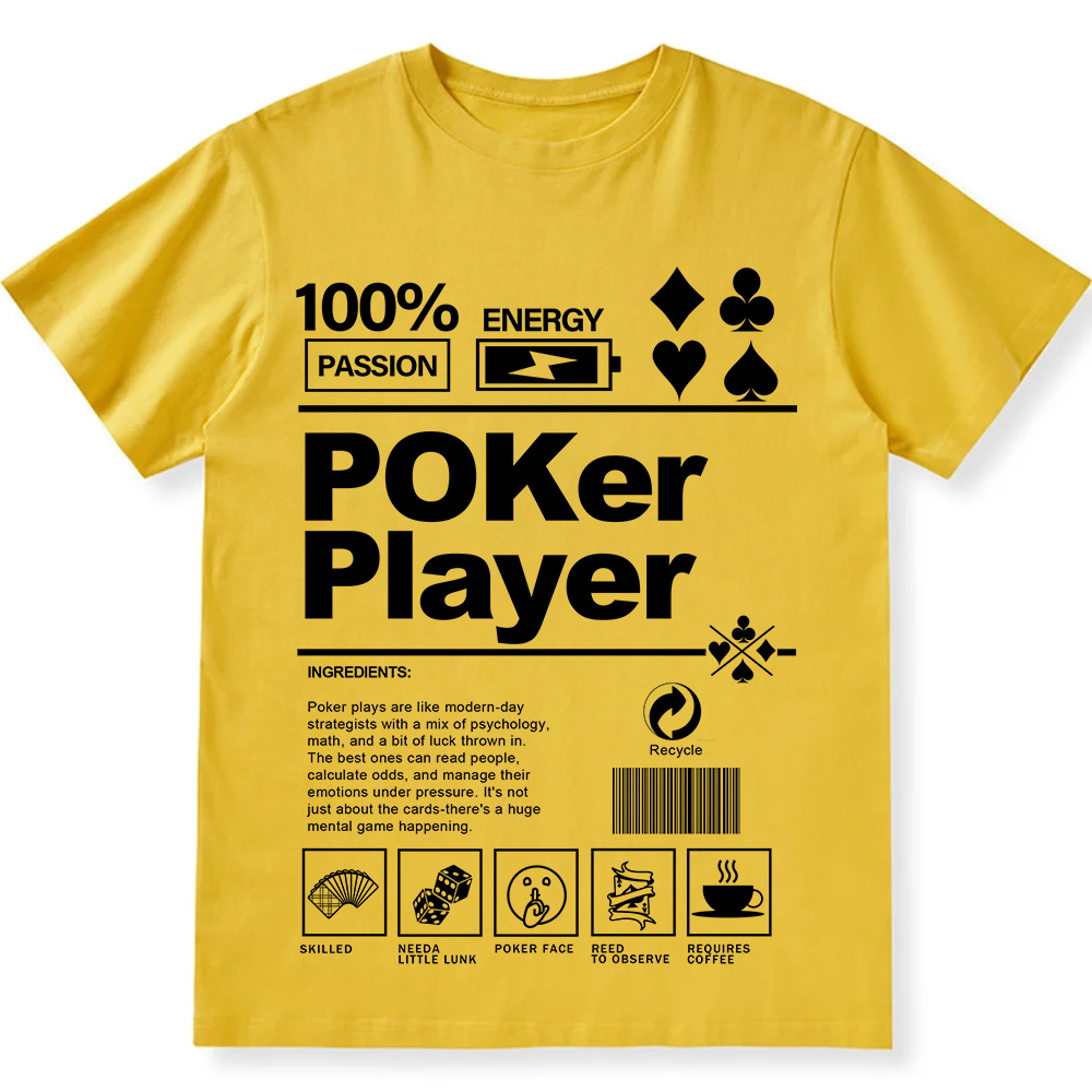 Poker Player Unisex Fit Cotton T-Shirt wearishow