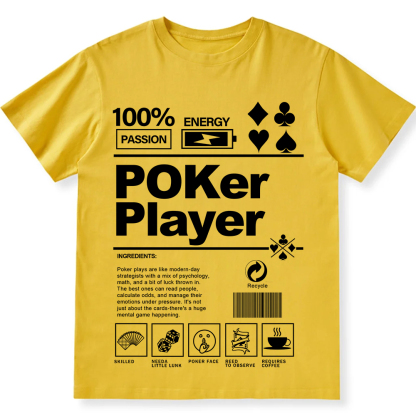 Poker Player Unisex Fit Cotton T-Shirt wearishow
