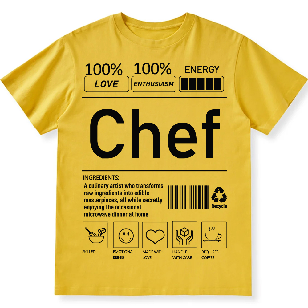 Chef Unisex Fit Cotton T-Shirt wearishow