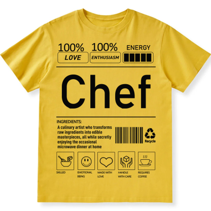 Chef Unisex Fit Cotton T-Shirt wearishow