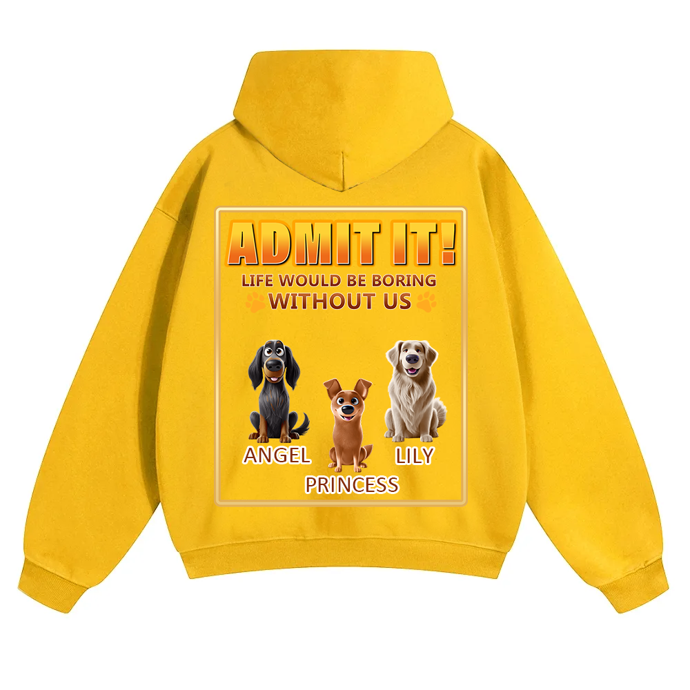 Life Would Be Boring Without Me - Personalized Custom Unisex Soild Color Hoodies wearishow