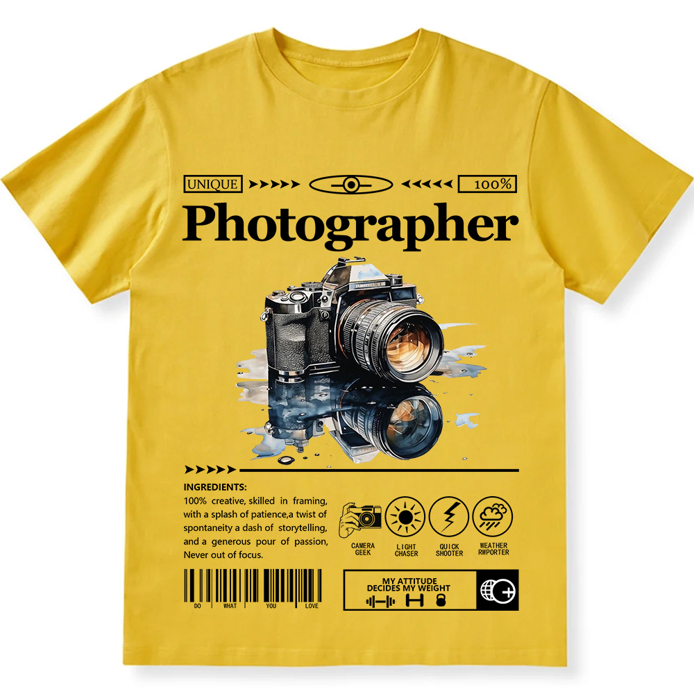 Photographer Unisex Fit Cotton T-Shirt wearishow