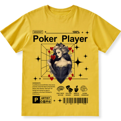 Poker Player Unisex Fit Cotton T-Shirt wearishow