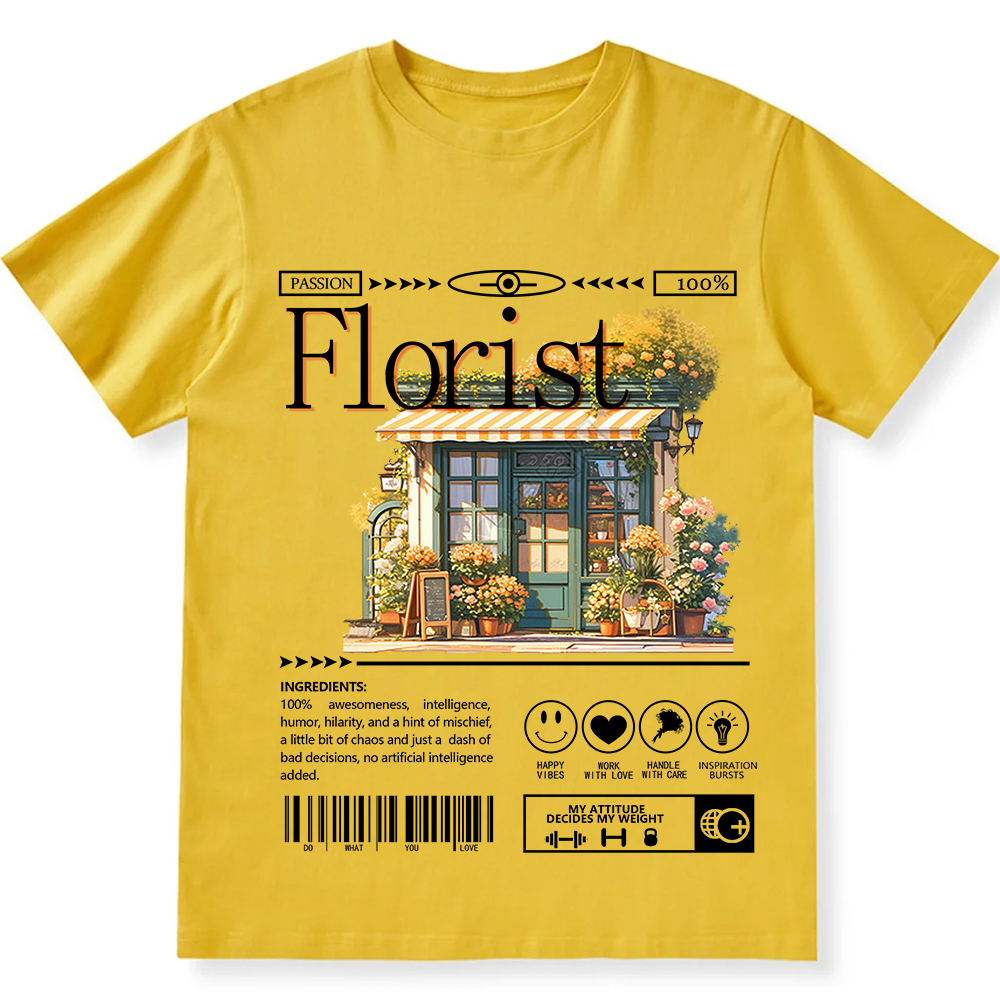 Florist Unisex Fit Cotton T-Shirt wearishow