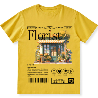 Florist Unisex Fit Cotton T-Shirt wearishow